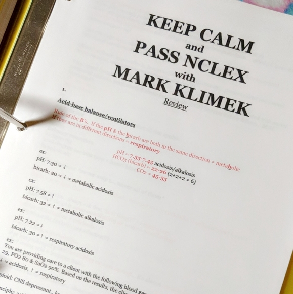 Office Mk Nclex Review Notes Poshmark